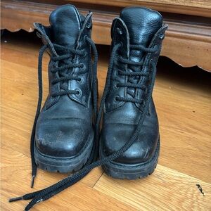 L.L. Bean Black Combat Boots